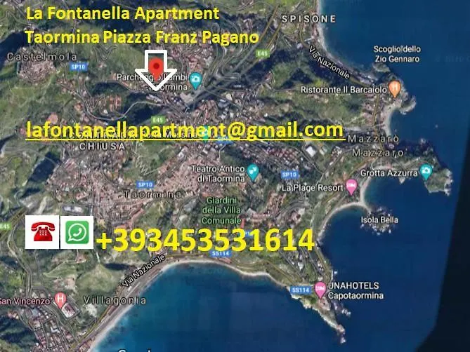La Fontanella Apartment タオルミーナ